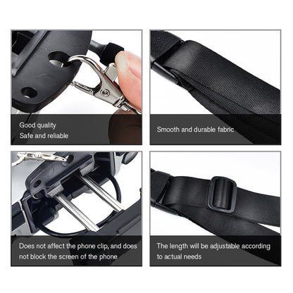 STARTRC 1108664 Remote Control Anti-lost Neck Strap Holder Lanyard with Buckle Set for DJI Mavic Air 2 / Air 2S / Mini 2(Black) - Other by buy2fix | Online Shopping UK | buy2fix