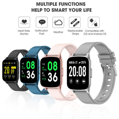 Lokmat KW17 1.3 inch TFT Screen IP68 Waterproof Smart Watch, Support Sleep Monitor / Heart Rate Monitor / Blood Pressure Monitor(Green) - Smart Wear by Lokmat | Online Shopping UK | buy2fix