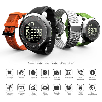 Lokmat MK18 1.1 inch Circle Screen IP68 Waterproof Smart Watch, Support Information Reminder / Remote Camera / Walking Motion Monitor(Silver) - Smart Watches by Lokmat | Online Shopping UK | buy2fix