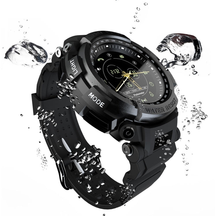 Lokmat MK28 1.4 inch FSTN Screen IP68 Waterproof Smart Watch, Support Information Reminder / Remote Camera / Sport Record(Black) - Smart Watches by Lokmat | Online Shopping UK | buy2fix