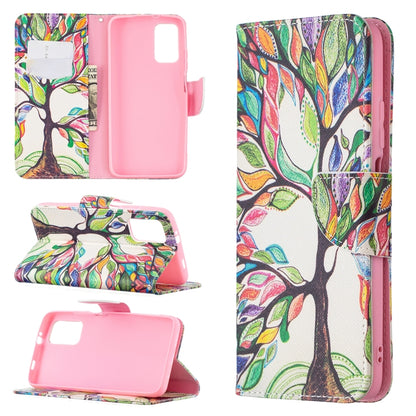 For Xiaomi Poco M3 Colored Drawing Pattern Horizontal Flip Leather Case with Holder & Card Slots & Wallet(Tree Life) - Xiaomi Accessories by buy2fix | Online Shopping UK | buy2fix