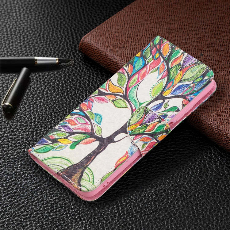 For Xiaomi Poco M3 Colored Drawing Pattern Horizontal Flip Leather Case with Holder & Card Slots & Wallet(Tree Life) - Xiaomi Accessories by buy2fix | Online Shopping UK | buy2fix