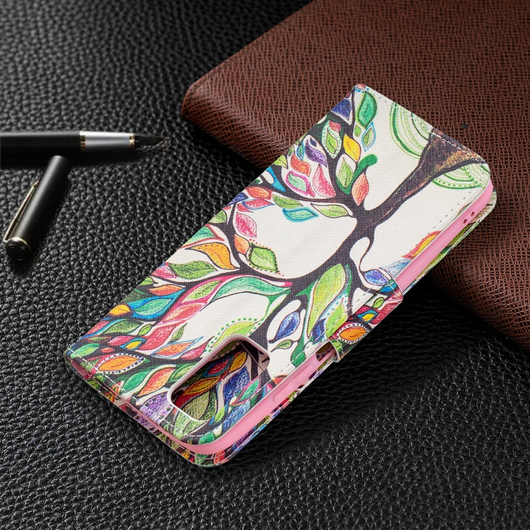 For Xiaomi Poco M3 Colored Drawing Pattern Horizontal Flip Leather Case with Holder & Card Slots & Wallet(Tree Life) - Xiaomi Accessories by buy2fix | Online Shopping UK | buy2fix