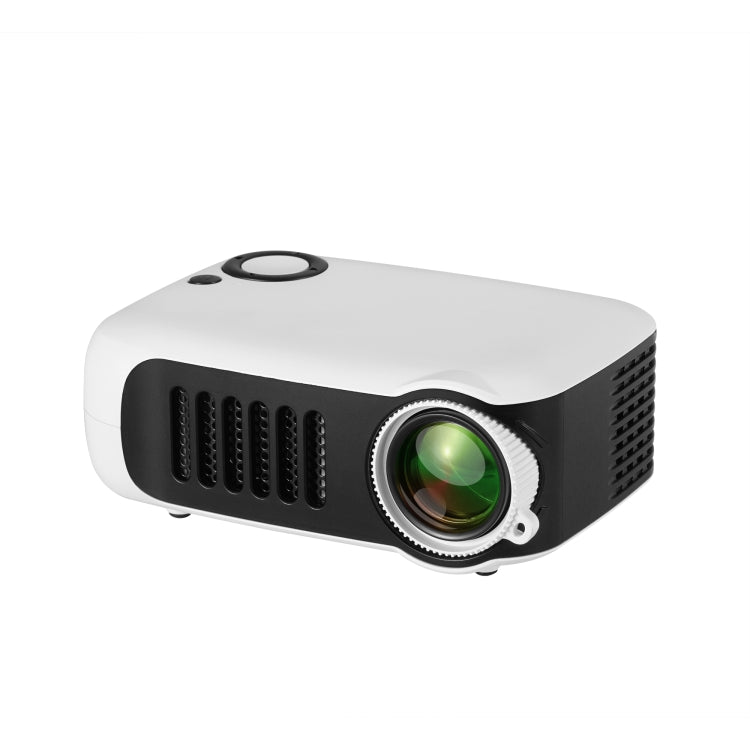 TRANSJEE A2000 320x240P 1000 ANSI Lumens Mini Home Theater HD Digital Projector, Plug Type: US Plug(White) - Consumer Electronics by buy2fix | Online Shopping UK | buy2fix