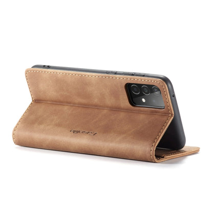 For Samsung Galaxy A52 5G / 4G CaseMe 013 Multifunctional Horizontal Flip Leather Case with Holder & Card Slot & Wallet(Brown) - Galaxy Phone Cases by CaseMe | Online Shopping UK | buy2fix