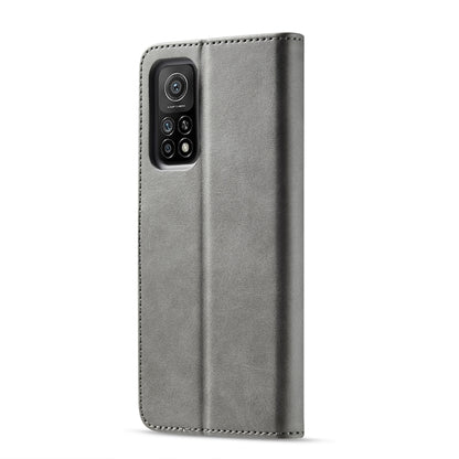 For Xiaomi Redmi Note 10 / Note 10S LC.IMEEKE Calf Texture Horizontal Flip Leather Case with Holder & Card Slots & Wallet(Grey) - Xiaomi Cases by LC.IMEEKE | Online Shopping UK | buy2fix