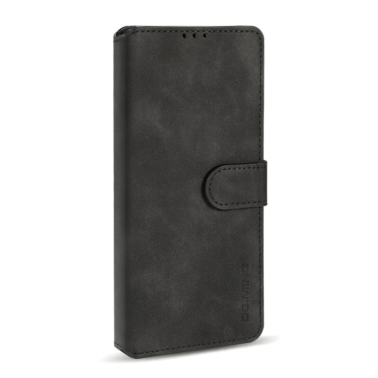 For OnePlus 9 Pro DG.MING Retro Oil Side Horizontal Flip Leather Case with Holder & Card Slots & Wallet(Black) - OnePlus Cases by DG.MING | Online Shopping UK | buy2fix