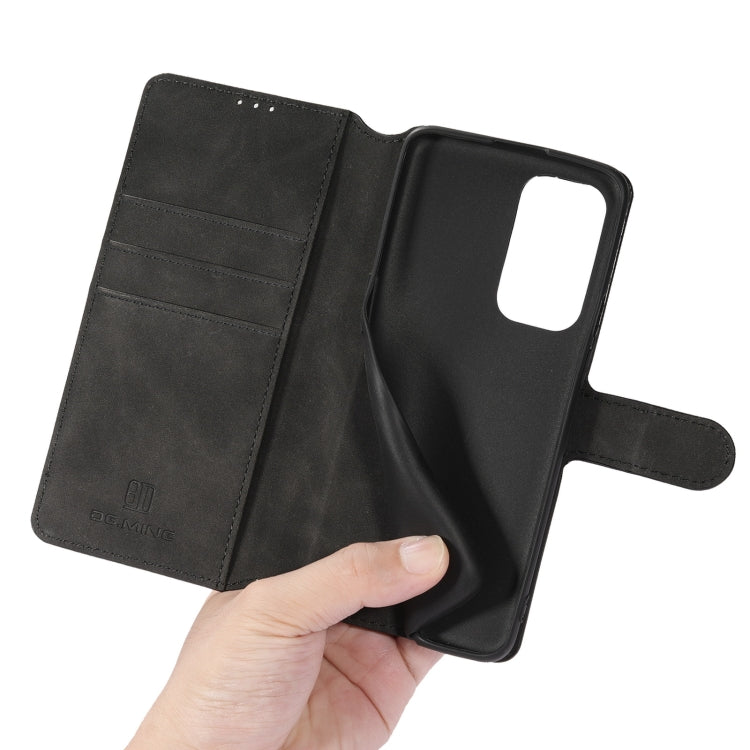 For OnePlus 9 Pro DG.MING Retro Oil Side Horizontal Flip Leather Case with Holder & Card Slots & Wallet(Black) - OnePlus Cases by DG.MING | Online Shopping UK | buy2fix