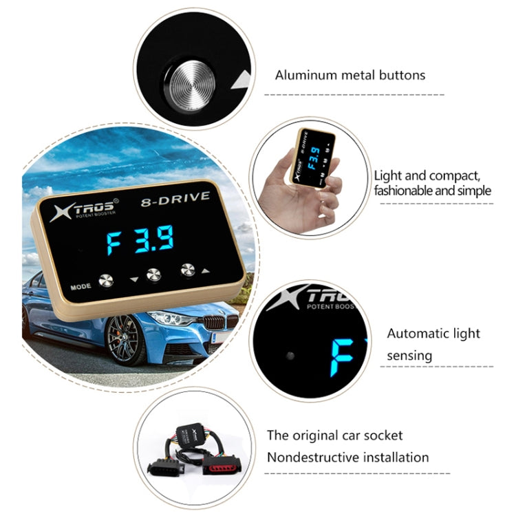 For Mercedes-Benz C Class W204 2007-2013 TROS 8-Drive Potent Booster Electronic Throttle Controller Speed Booster - In Car by TROS | Online Shopping UK | buy2fix