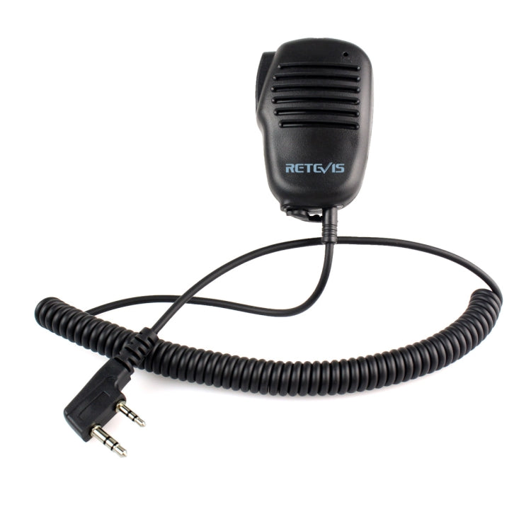 RETEVIS HK008 2 Pin Handheld PTT Speaker Microphone - Microphones & Headsets by RETEVIS | Online Shopping UK | buy2fix