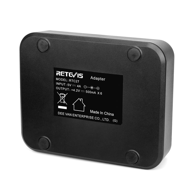 RETEVIS RTC27 Multi-function Six-Way Walkie Talkie Charger for Retevis RT27, US Plug - Batteries & Chargers by RETEVIS | Online Shopping UK | buy2fix