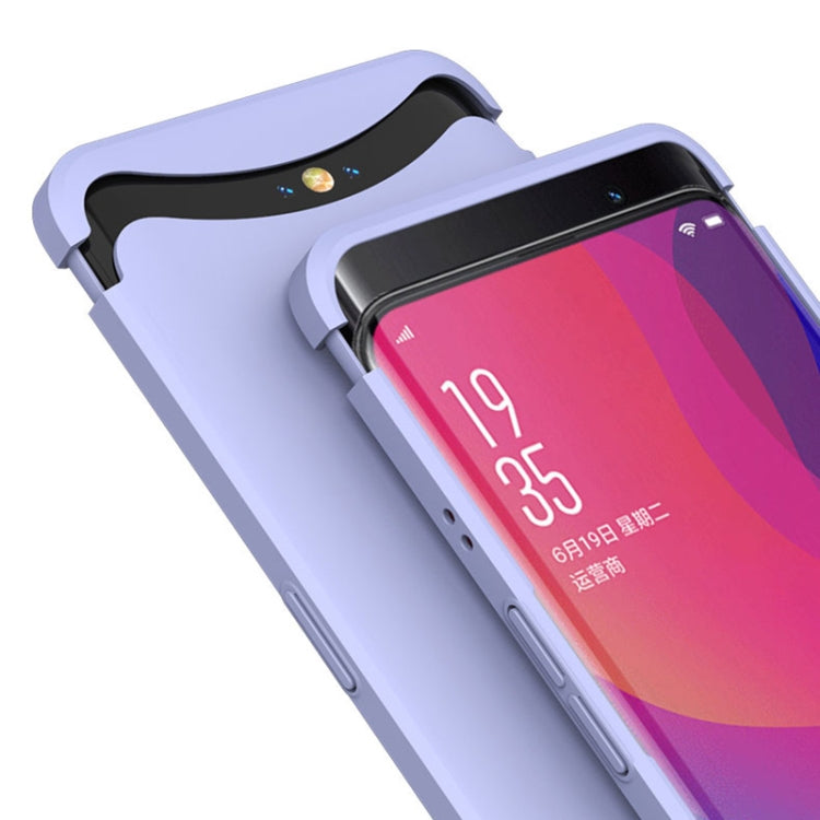 For OPPO Find X GKK Magnetic Liftable Straight Edge Ultra-thin Full Coverage Protective Case(White) - OPPO Cases by GKK | Online Shopping UK | buy2fix