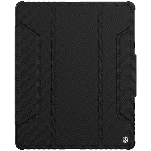 For iPad Pro 12.9 2022 / 2021 / 2020 NILLKIN Bumper Pro Horizontal Flip Leather Tablet Case with Pen Slot & Holder & Sleep / Wake-up Function(Black) - iPad Pro 12.9 (2022/2021) Cases by NILLKIN | Online Shopping UK | buy2fix