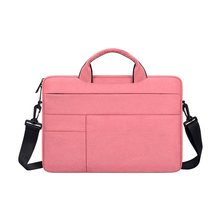 ND05SDJ Oxford Cloth + Nylon Laptop Portable Shoulder Bag, Size:13.3 inch(Pink) - 13.3 inch by buy2fix | Online Shopping UK | buy2fix