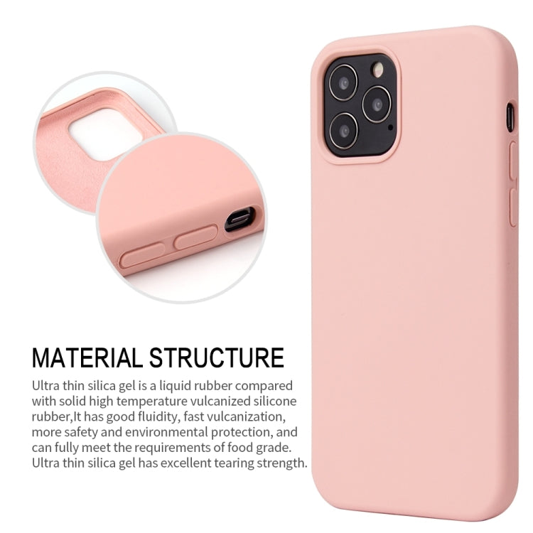 For iPhone 13 mini Solid Color Liquid Silicone Shockproof Protective Case (Black) - iPhone 13 mini Cases by buy2fix | Online Shopping UK | buy2fix