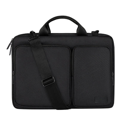 ST11 Polyester Thickened Laptop Bag with Detachable Shoulder Strap, Size:14.1-15.4 inch(Black) - 15 inch by buy2fix | Online Shopping UK | buy2fix