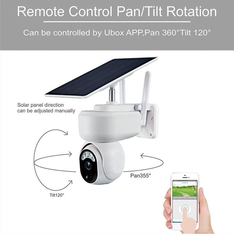 T24 1080P IP65 Waterproof Solar Smart PTZ Camera, Support Full-color Night Vision & Two-way Voice Intercom & AI Humanoid Detection Alarm, 4G European Version - Security by buy2fix | Online Shopping UK | buy2fix