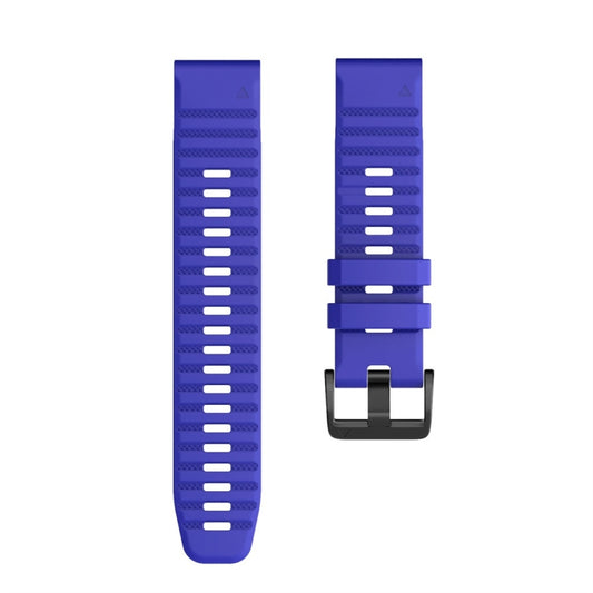 For Garmin Fenix 7X / 6X 26mm Smart Watch Quick Release Silicon Watch Band(Royal Blue) - Smart Wear by buy2fix | Online Shopping UK | buy2fix