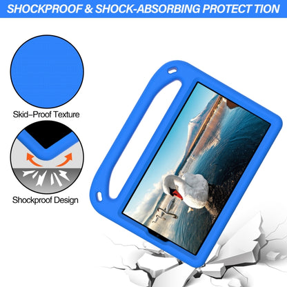 For Samsung Galaxy Tab A7 Lite 8.7 SM-T220 / SM-T225 Handle Portable EVA Shockproof Anti Falling Protective Case with Triangle Holder(Blue) - Tab A7 Lite T220 / T225 by buy2fix | Online Shopping UK | buy2fix