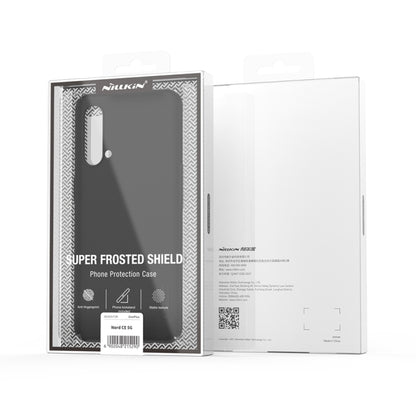 For OnePlus Nord CE 5G NILLKIN Frosted Concave-convex Texture PC Protective Case(White) - OnePlus Cases by NILLKIN | Online Shopping UK | buy2fix