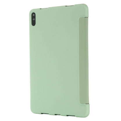 For Huawei MatePad 11 (2021) GEBEI Shockproof Horizontal Flip Leather Case with Three-folding Holder(Green) - Huawei by GEBEI | Online Shopping UK | buy2fix