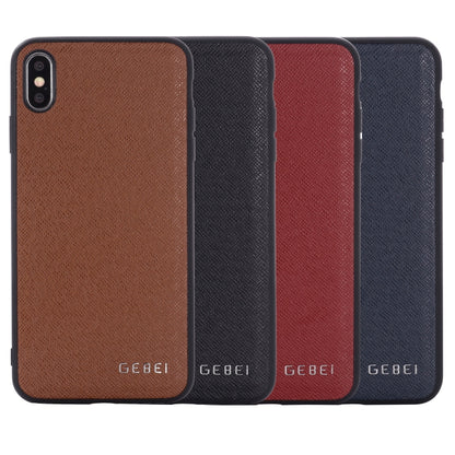 For iPhone 11 Pro GEBEI Full-coverage Shockproof Leather Protective Case(Brown) - iPhone 11 Pro Cases by GEBEI | Online Shopping UK | buy2fix