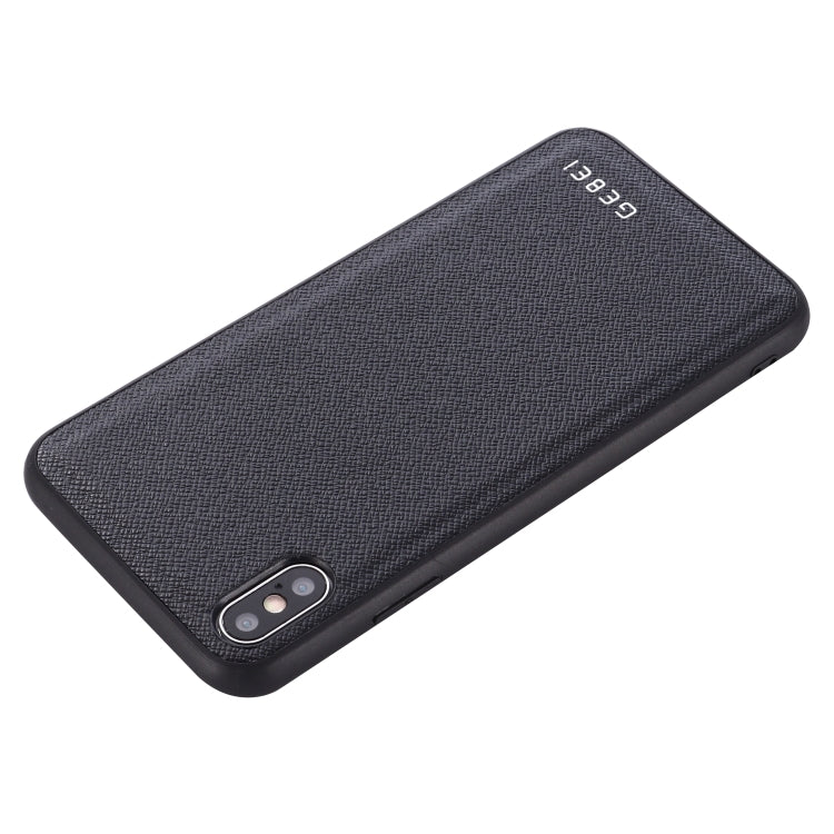 For iPhone 11 GEBEI Full-coverage Shockproof Leather Protective Case(Black) - iPhone 11 Cases by GEBEI | Online Shopping UK | buy2fix