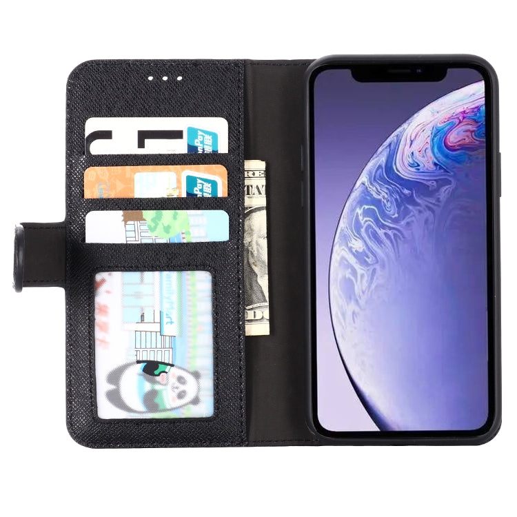 For iPhone 11 Pro GEBEI Top-grain Leather Horizontal Flip Protective Case with Holder & Card Slots & Wallet & Photo Frame(Black) - iPhone 11 Pro Cases by GEBEI | Online Shopping UK | buy2fix