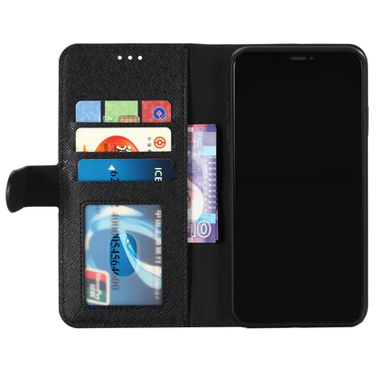 For iPhone XR GEBEI Top-grain Leather Horizontal Flip Protective Case with Holder & Card Slots & Wallet & Photo Frame(Black) - More iPhone Cases by GEBEI | Online Shopping UK | buy2fix