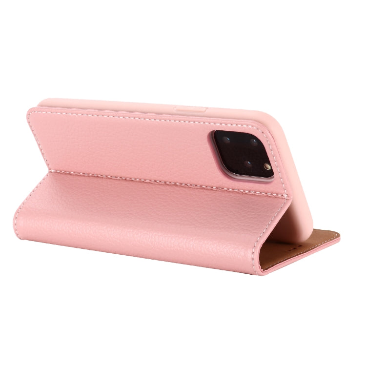 For iPhone 11 Pro Max GEBEI PU+TPU Horizontal Flip Protective Case with Holder & Card Slots(Rose Gold) - iPhone 11 Pro Max Cases by GEBEI | Online Shopping UK | buy2fix