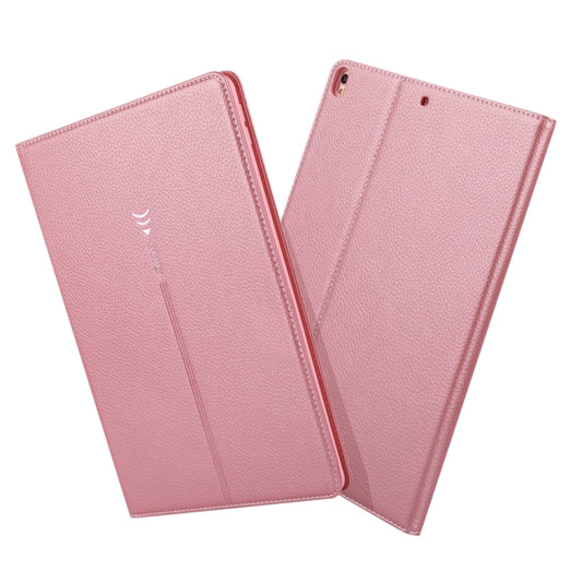 For iPad Pro 10.5 inch GEBEI PU+TPU Horizontal Flip Protective Case with Holder & Card Slots(Rose Gold) - iPad Pro 10.5 inch Cases by GEBEI | Online Shopping UK | buy2fix