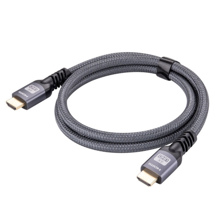 HDMI 2.0 Male to HDMI 2.0 Male 4K Ultra-HD Braided Adapter Cable, Cable Length:18m(Grey) - Cable by buy2fix | Online Shopping UK | buy2fix