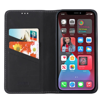 For iPhone 13 Pro GEBEI PU+TPU Horizontal Flip Protective Case with Holder & Card Slots (Black) - iPhone 13 Pro Cases by GEBEI | Online Shopping UK | buy2fix