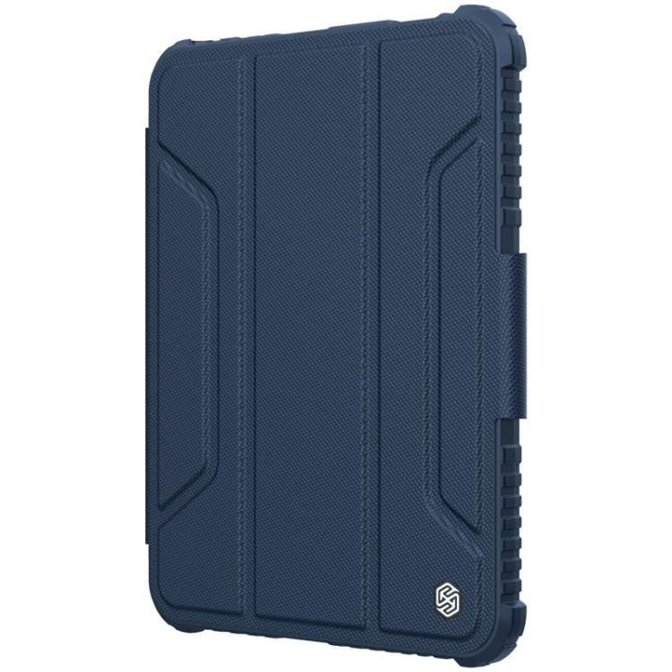 For iPad mini 6 / mini 2024 NILLKIN Bumper Pro Horizontal Flip Tablet Case with Pen Slot & Holder & Sleep / Wake-up Function(Blue) - iPad mini 6 Cases by NILLKIN | Online Shopping UK | buy2fix