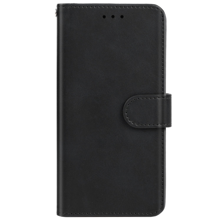 Leather Phone Case For Tecno Spark 7 Pro(Black) - Mobile Accessories by buy2fix | Online Shopping UK | buy2fix