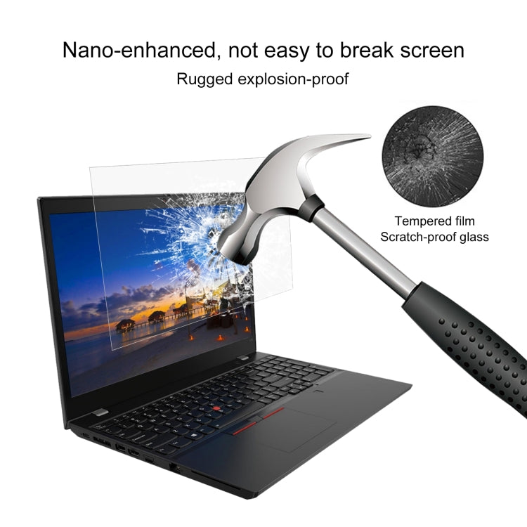 Laptop Screen HD Tempered Glass Protective Film For ThinkPad P15v 15.6 inch - Computer & Networking by buy2fix | Online Shopping UK | buy2fix