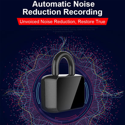 Q11 Intelligent HD Noise Reduction Lock Voice Recorder, Capacity:32GB(Black) - Security by buy2fix | Online Shopping UK | buy2fix