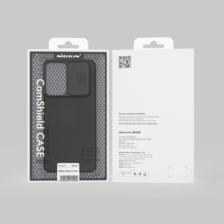 For Xiaomi Redmi Note 11 Pro China / 11 Pro+ Global / Mi 11i / Mi 11i 5G NILLKIN Black Mirror Series Camshield PC Phone Case(Black) - Redmi Note 11 Pro Case by NILLKIN | Online Shopping UK | buy2fix
