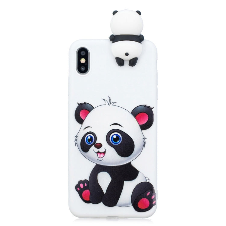 For iPhone XR Shockproof Cartoon TPU Protective Case(Panda) - More iPhone Cases by buy2fix | Online Shopping UK | buy2fix