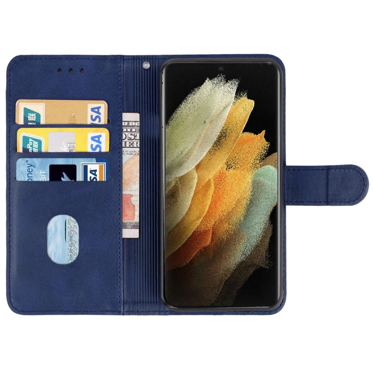 Leather Phone Case For Samsung Galaxy S21 5G(Blue) - Galaxy S21 5G Cases by buy2fix | Online Shopping UK | buy2fix