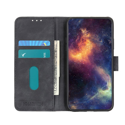 For Huawei Honor 60 Pro KHAZNEH Retro Texture Horizontal Flip Leather Phone Case(Black) - Honor Cases by buy2fix | Online Shopping UK | buy2fix