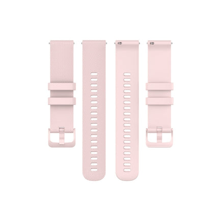 For Garmin Silicone Smart Watch Watch Band, Size:22mm Universal(Pink) - Watch Bands by buy2fix | Online Shopping UK | buy2fix