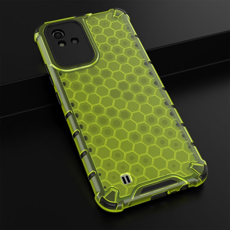 For OPPO Realme Narzo 50 4G Honeycomb PC + TPU Phone Case(Green) - Realme Cases by buy2fix | Online Shopping UK | buy2fix