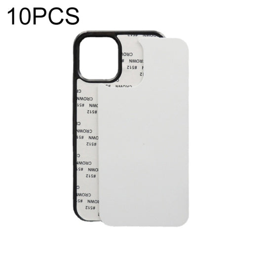 For iPhone 11 Pro 10 PCS 2D Blank Sublimation Phone Case (Black) - iPhone 11 Pro Cases by buy2fix | Online Shopping UK | buy2fix