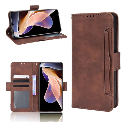 For Xiaomi Redmi Note 11 Pro Skin Feel Calf Pattern Leather Phone Case(Brown) - Xiaomi Accessories by buy2fix | Online Shopping UK | buy2fix