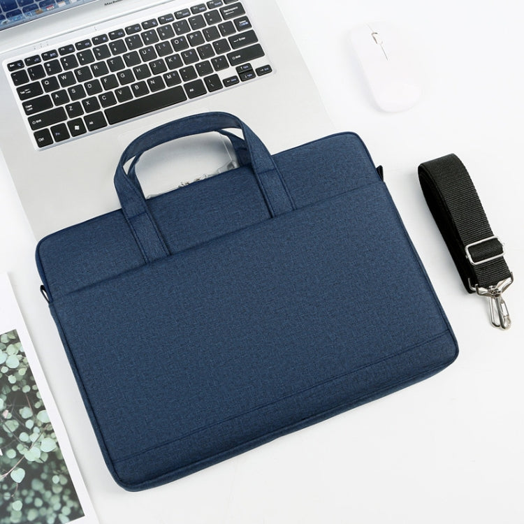 P310 Waterproof Oxford Cloth Laptop Handbag For 15 inch(Navy Blue) - 15 inch by buy2fix | Online Shopping UK | buy2fix