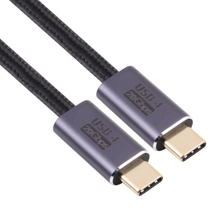 20Gbps USB 4 USB-C / Type-C Male to USB-C / Type-C Male Braided Data Cable, Cable Length:3m(Black) - Computer & Networking by buy2fix | Online Shopping UK | buy2fix