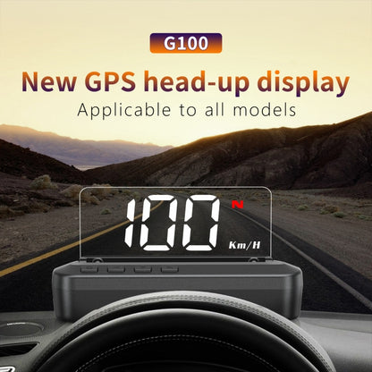 G100 Car HD GPS Head-Up Display HUD System - In Car by buy2fix | Online Shopping UK | buy2fix