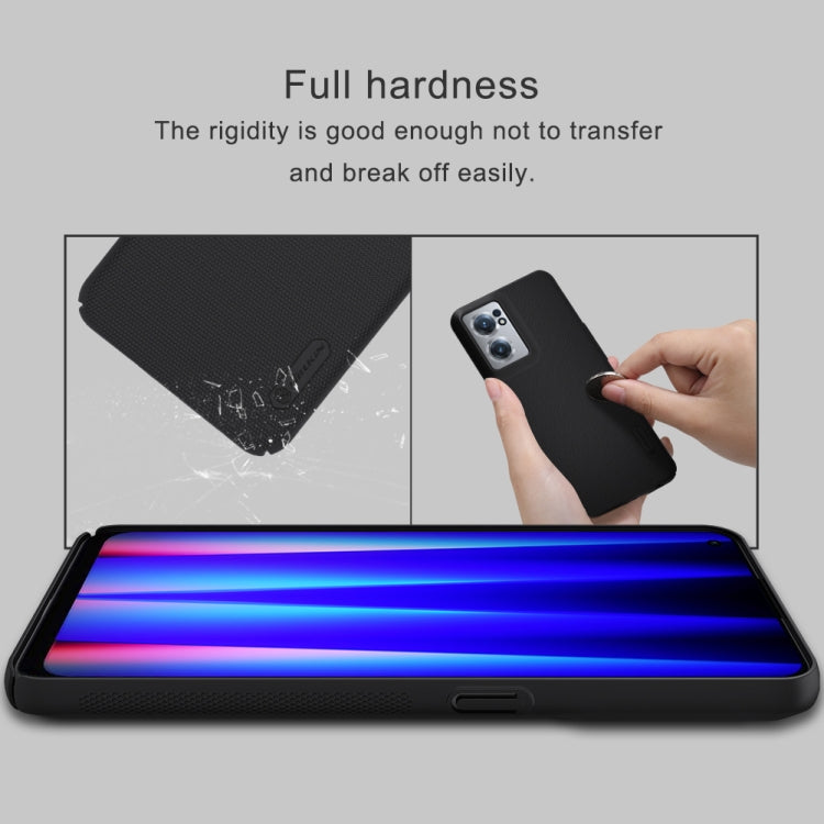 For OnePlus Nord CE 2 5G NILLKIN Frosted PC Phone Case(Black) - OnePlus Cases by NILLKIN | Online Shopping UK | buy2fix