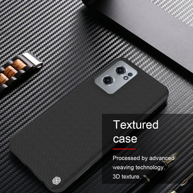 For OnePlus Nord CE 2 5G NILLKIN 3D Texture Nylon Fiber PC+TPU Phone Case(Black) - OnePlus Cases by NILLKIN | Online Shopping UK | buy2fix